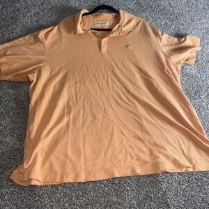 Tommy Bahama Men's Shirt XXL Orange Short Sleeve Polo